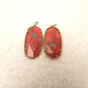 Kendra Scott Danielle earrings in burnt sienna
